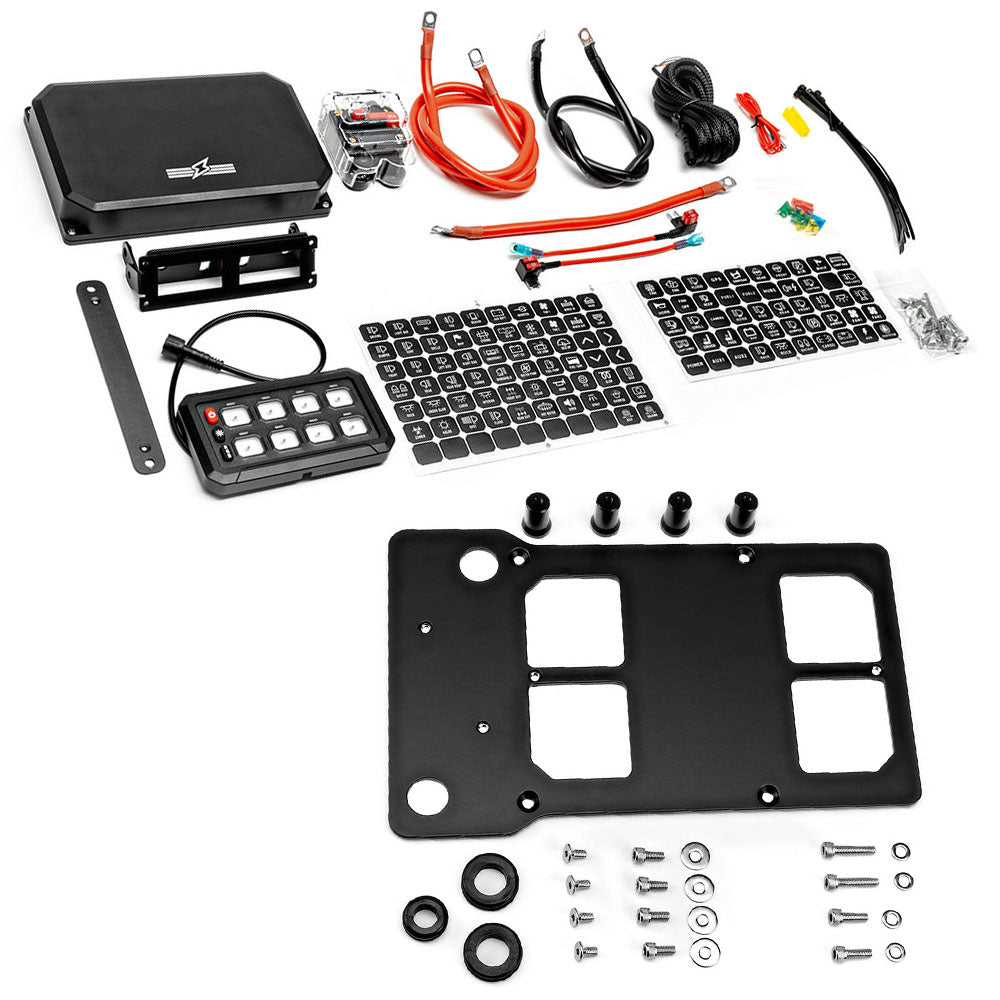 YP2 8 or 12 Button Auxiliary Power Kit + Bracket Tundra (2022+) & Sequoia (2023+) & Tacoma (2024+) & 4Runner (2025+)