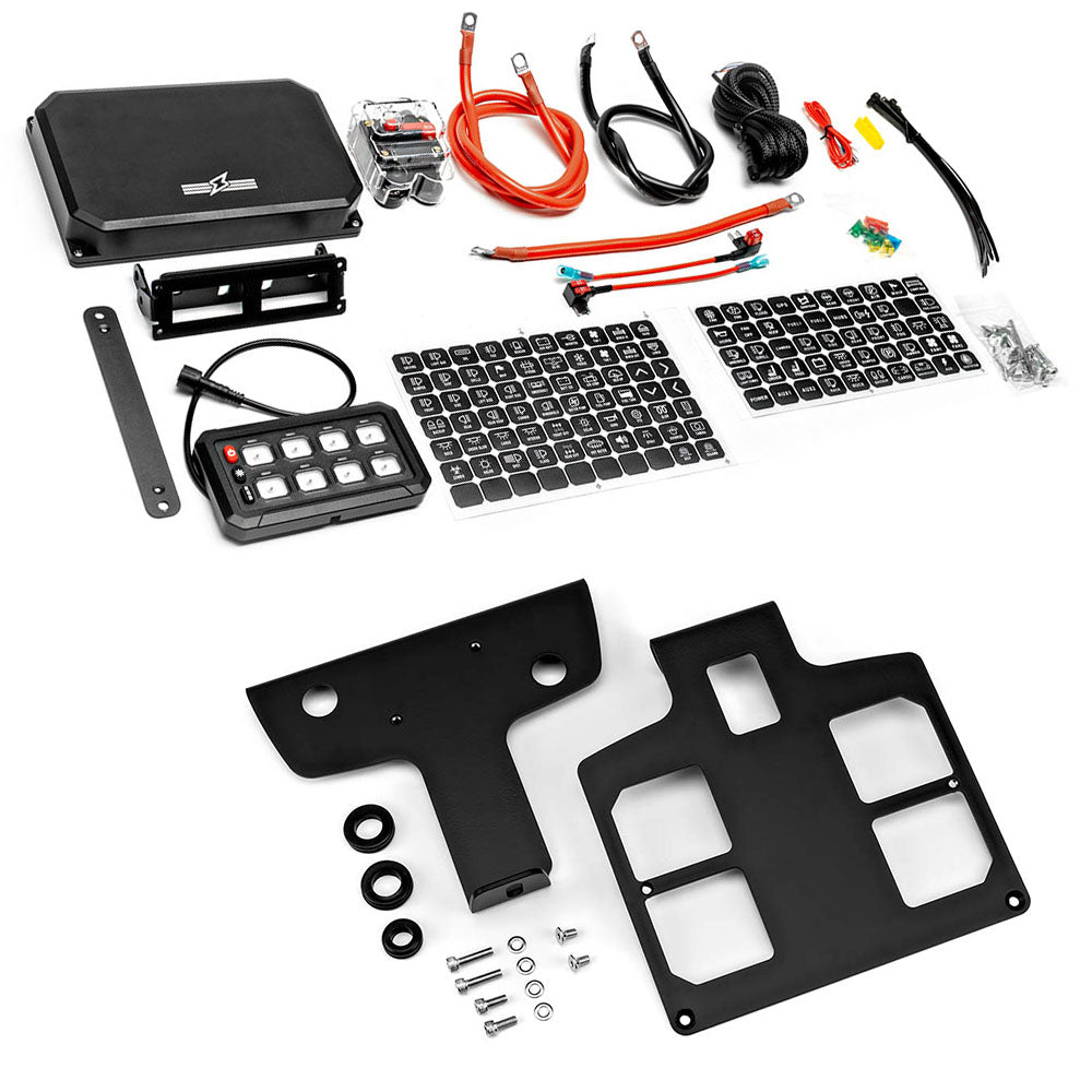 YP2 8 or 12 Button Auxiliary Power Kit + Bracket Non-Hybrid Tundra (2022+)