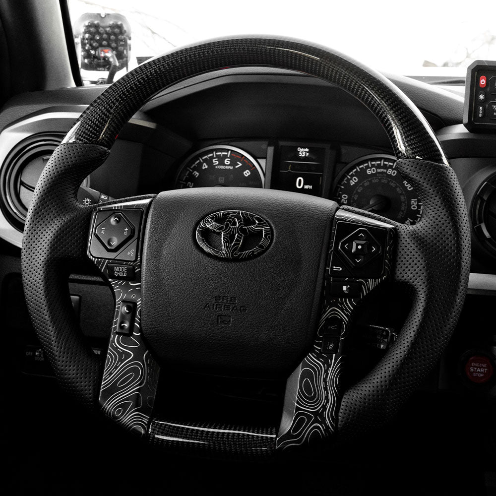 Carbon Fiber Heated Steering Wheel 4Runner (2014-2024) & Tacoma (2016-2023)