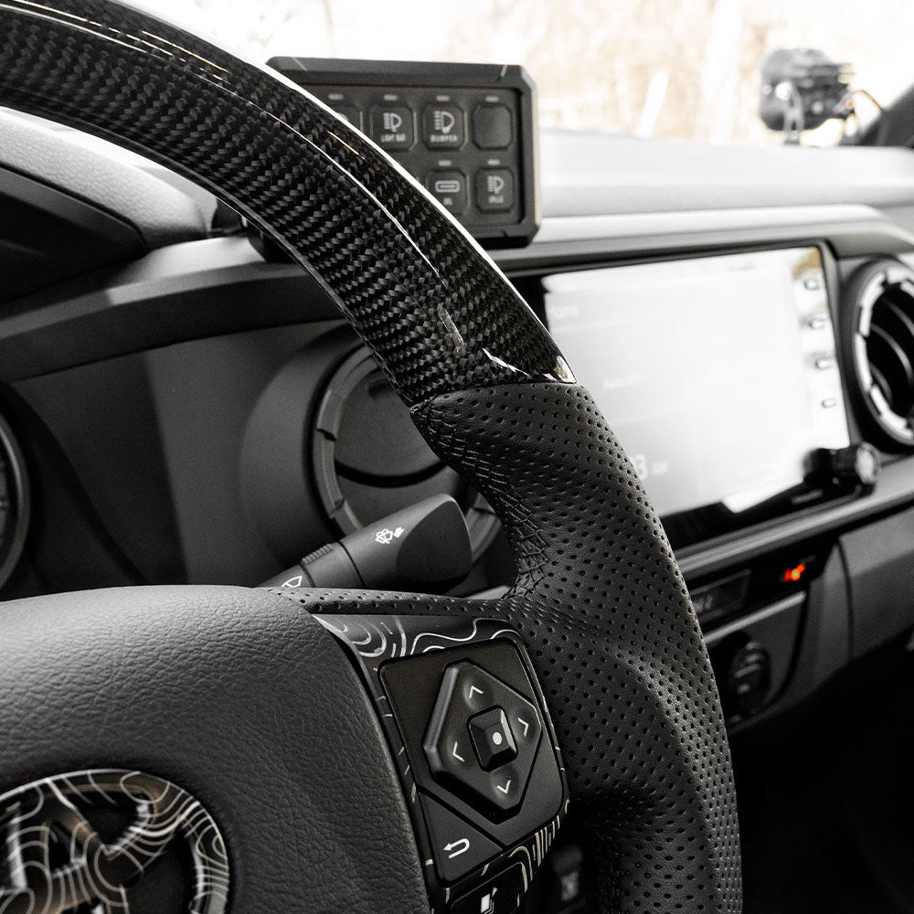 Carbon Fiber Heated Steering Wheel 4Runner (2014-2024) & Tacoma (2016-2023)