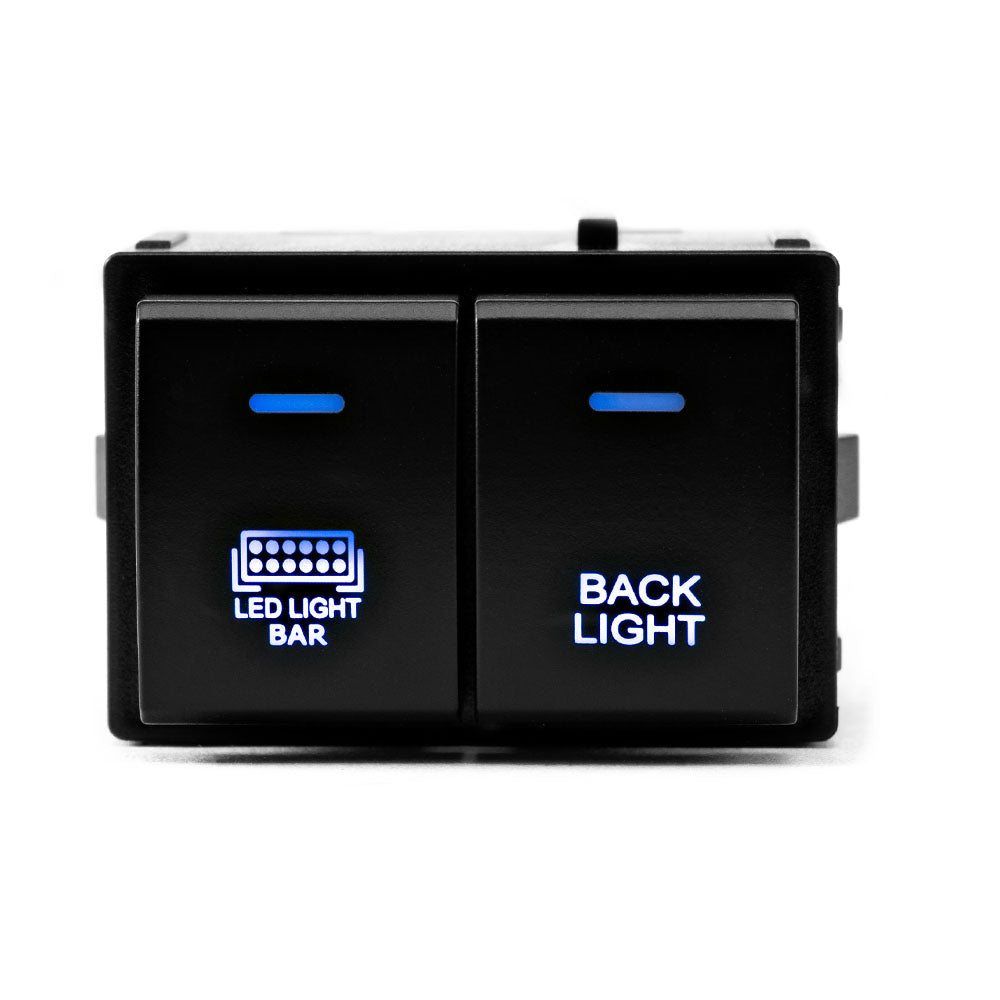 LED Light Bar & Backlight Dual Function Switch 4Runner (2010+) & Tacoma (2016+) & Tundra (2007+) & Sequoia (2023+) & Land Cruiser (2024+)