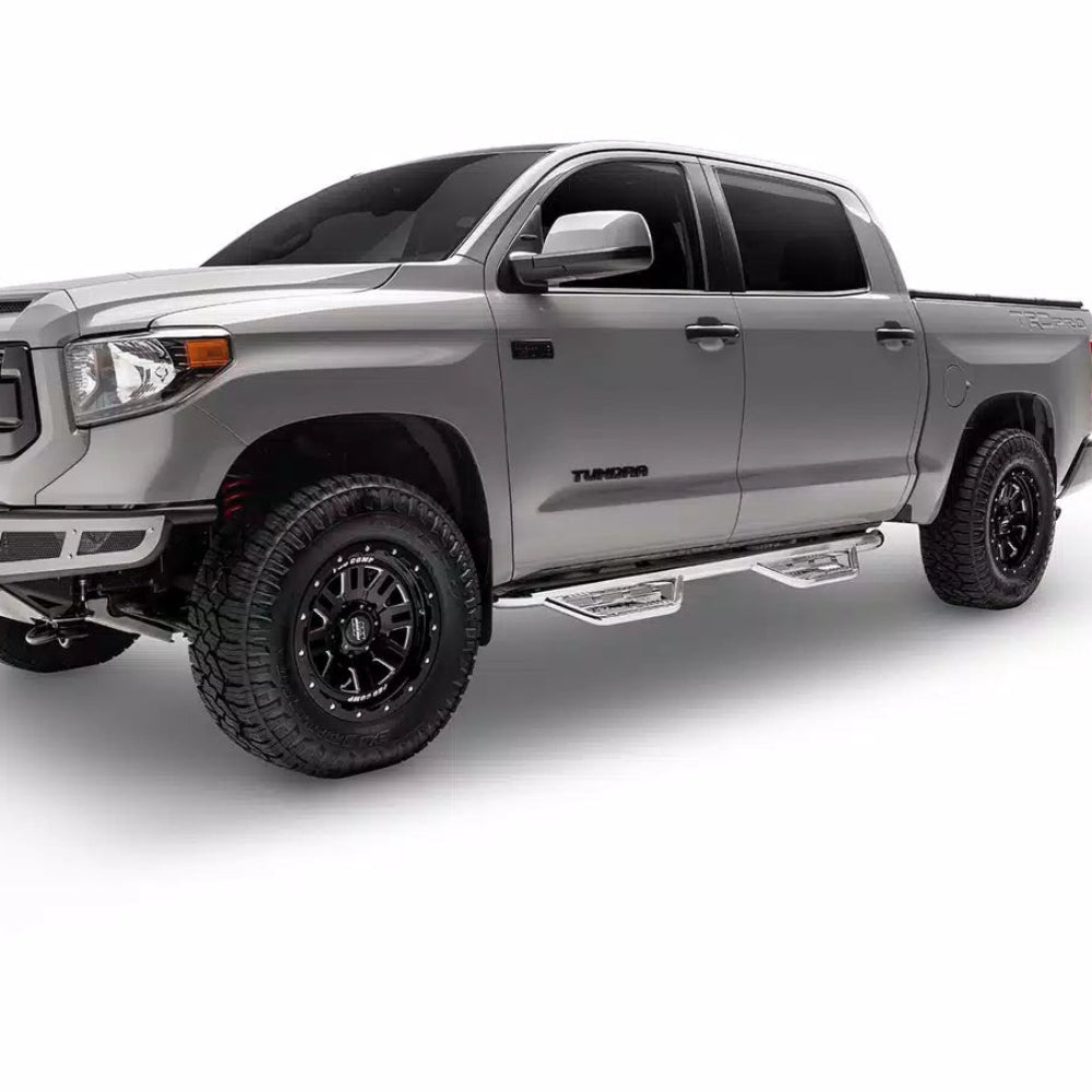 Stainless Steel Cab length podium steps Tundra (2022+)