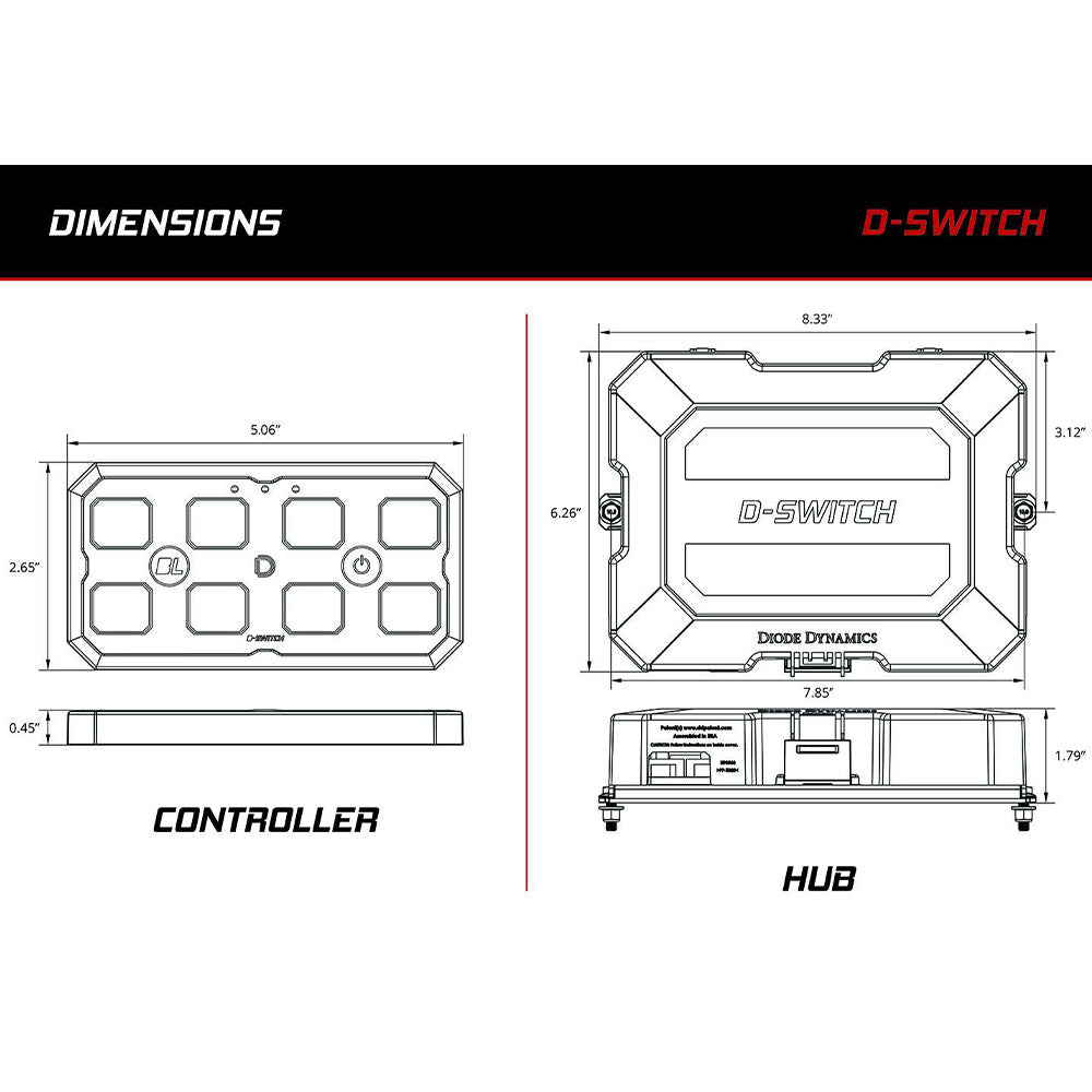 D-Switch 8-Channel Switch Panel
