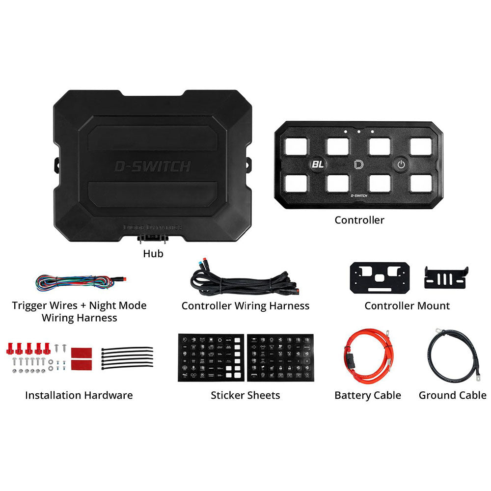 D-Switch 8-Channel Switch Panel