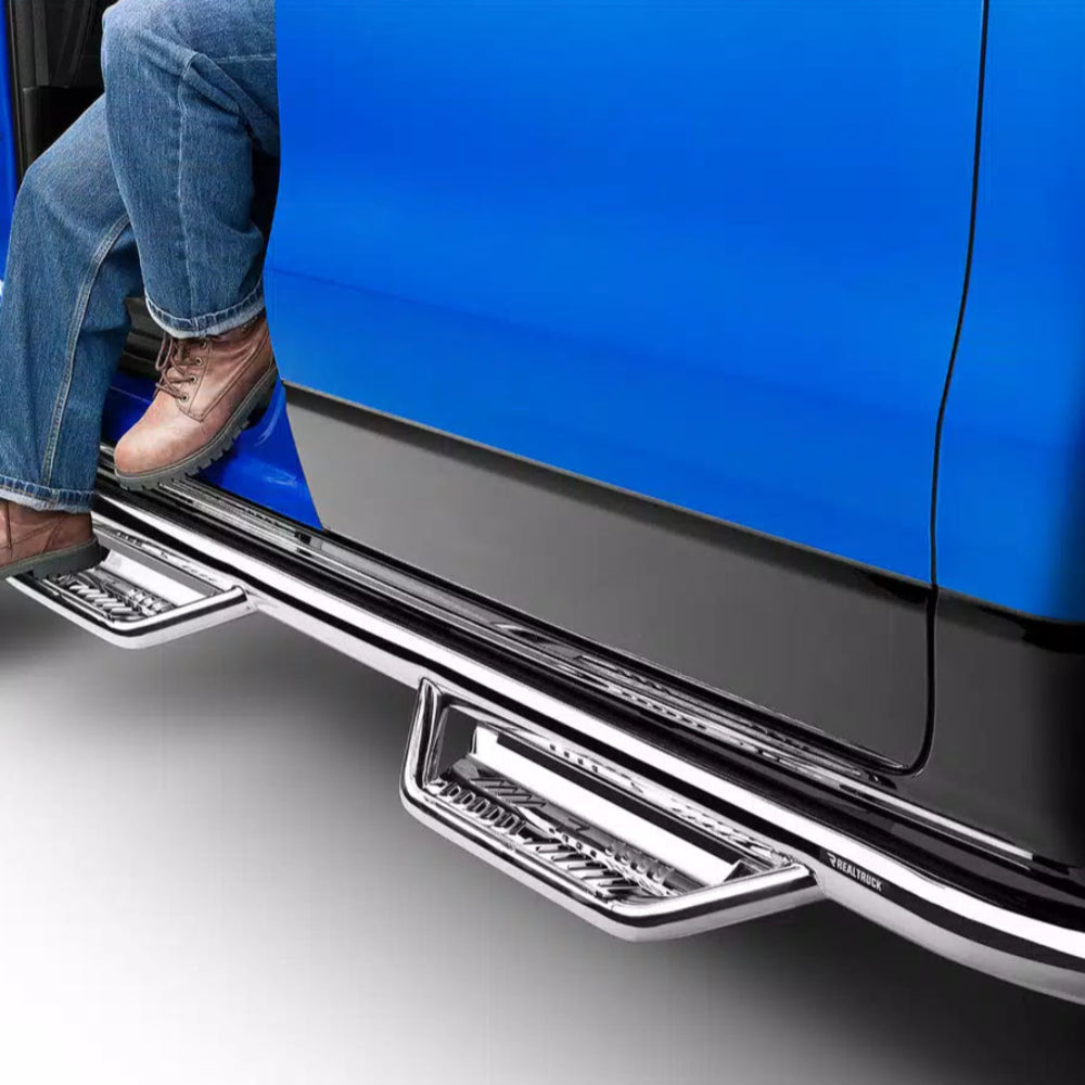 Stainless Steel Cab length podium steps Tundra (2022+)