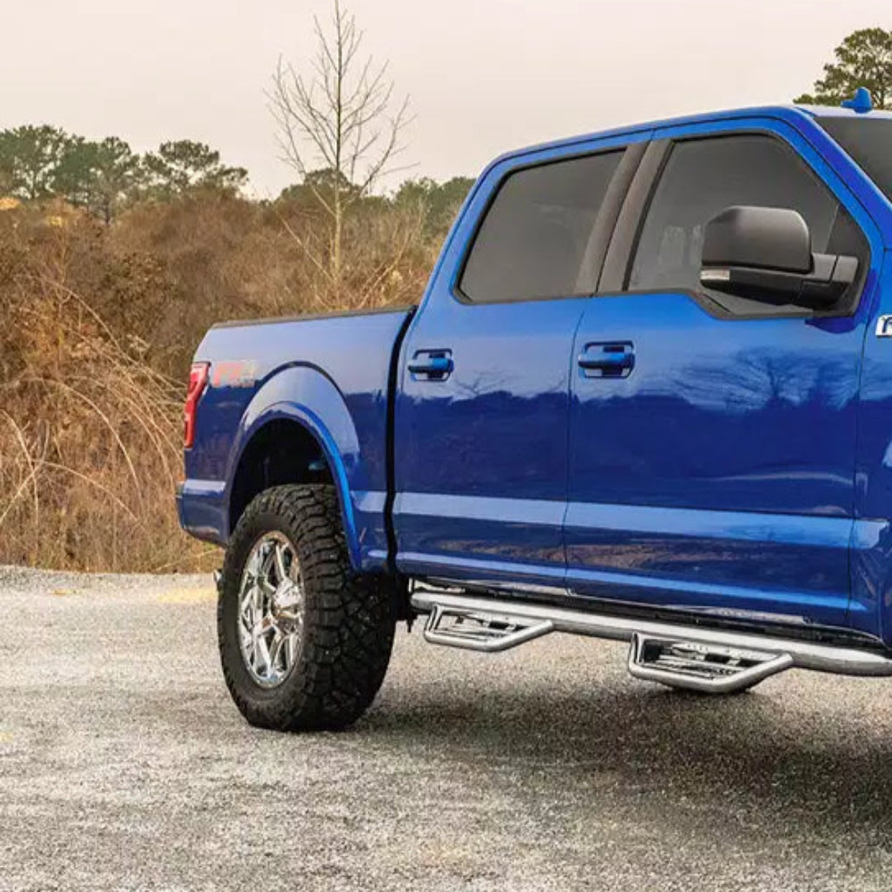 Stainless Steel Cab Length Podium Steps Tacoma (2016-2023)