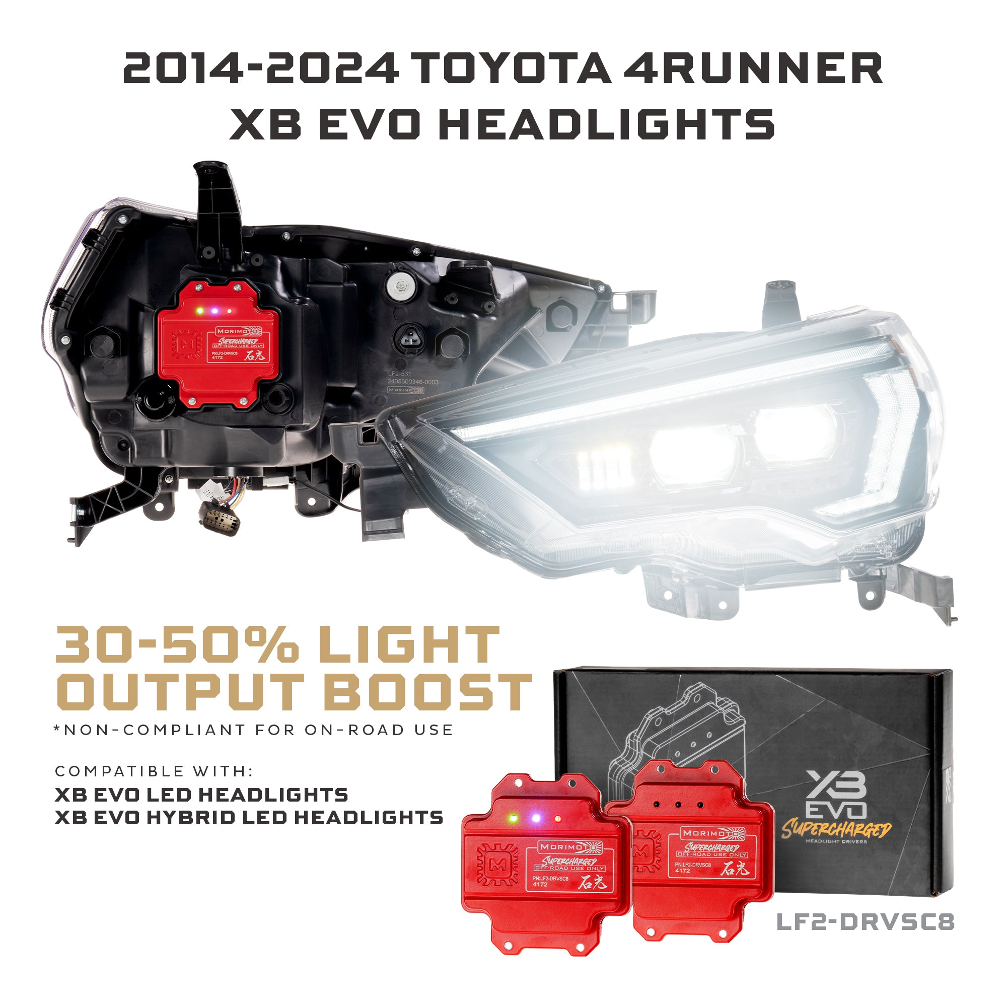 XB Evo Supercharged Drivers 4Runner (2014-2024)