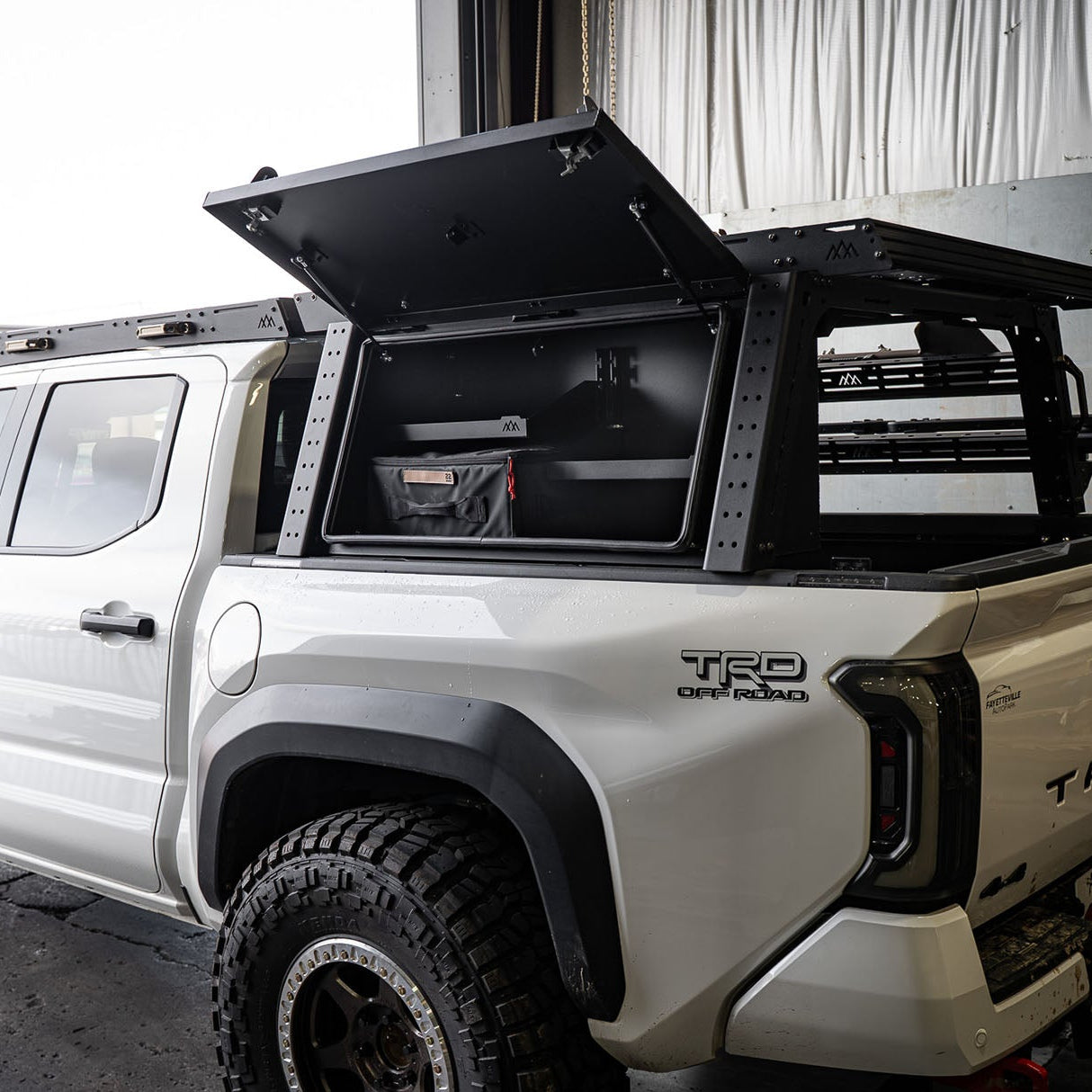 Aluminum Bed Rack Storage Box Tacoma (2016+)