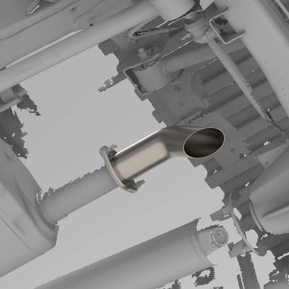 Titanium Axle Dump Exhaust Tip Tacoma (2024+)
