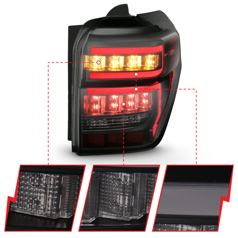 Bar Style Led Tail Lights 4Runner (2014-2024)