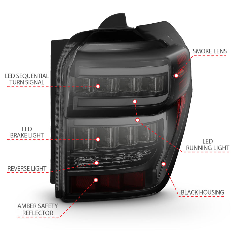 Bar Style Led Tail Lights 4Runner (2014-2024)
