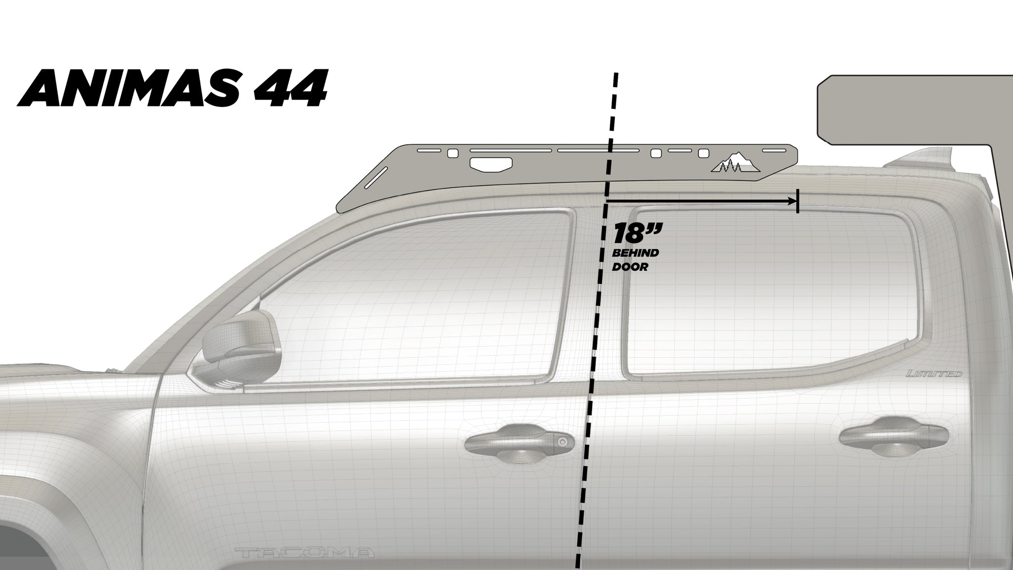 The Animas Camper Roof Rack Tacoma (2005-2023)