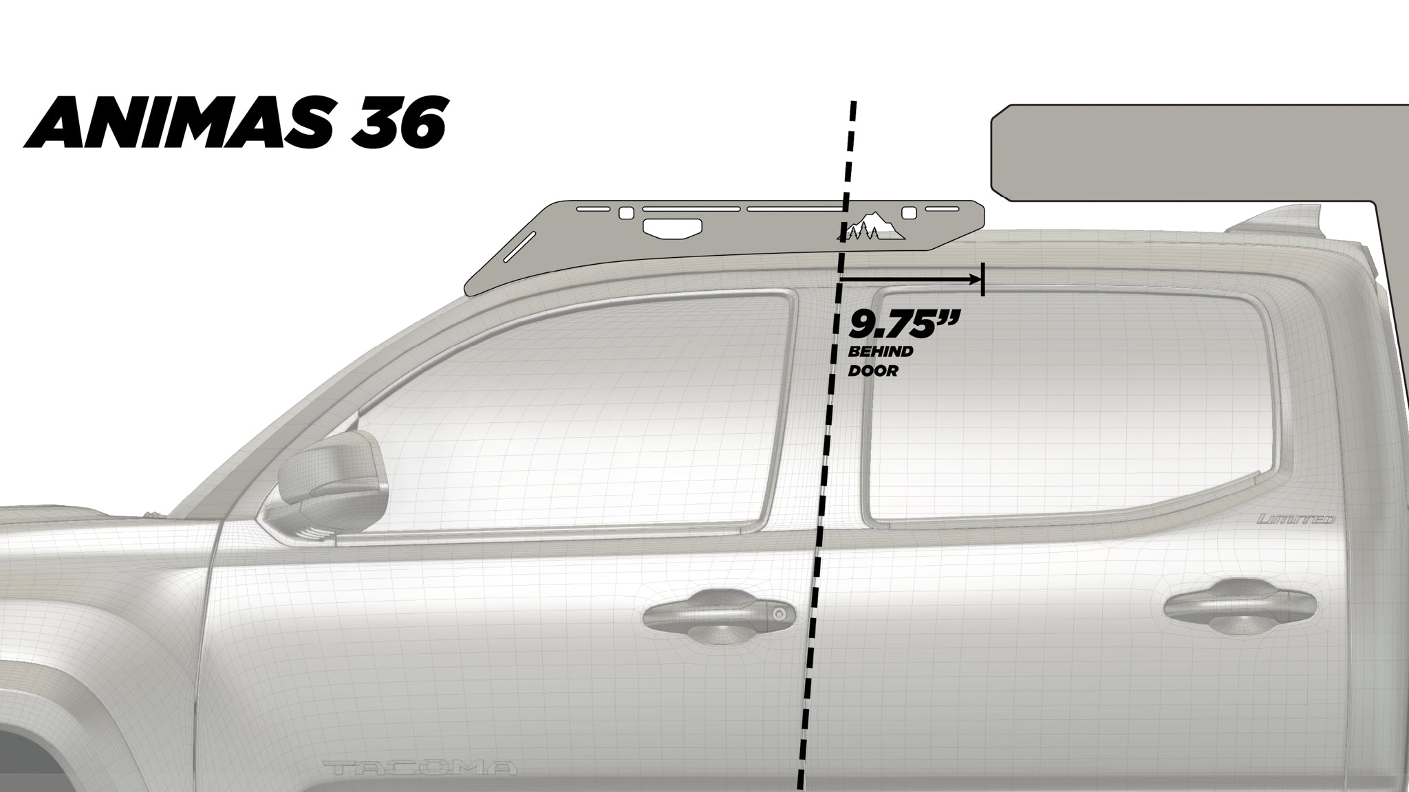 The Animas Camper Roof Rack Tacoma (2005-2023)