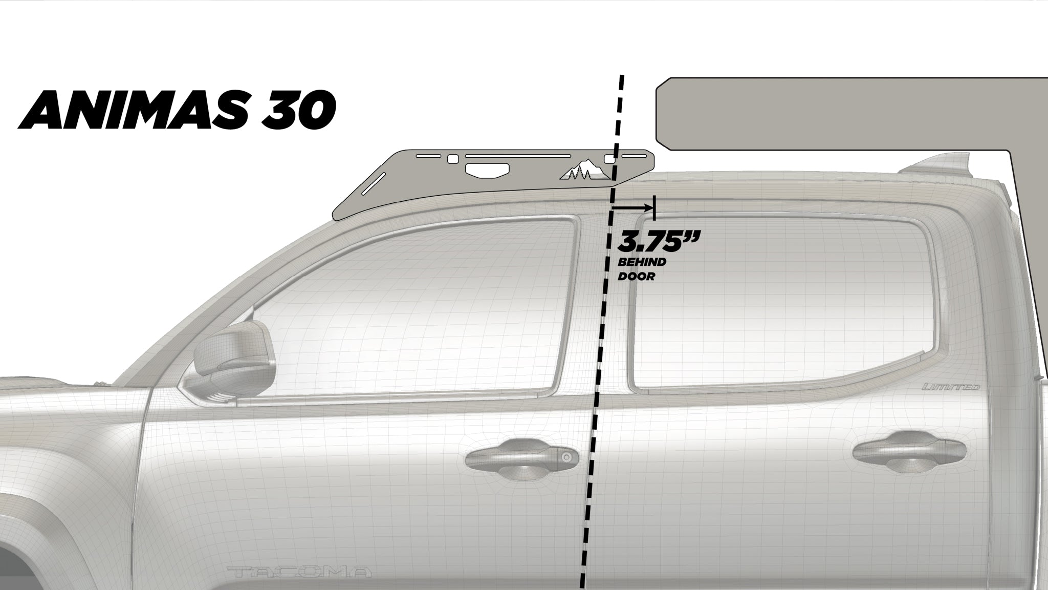The Animas Camper Roof Rack Tacoma (2005-2023)