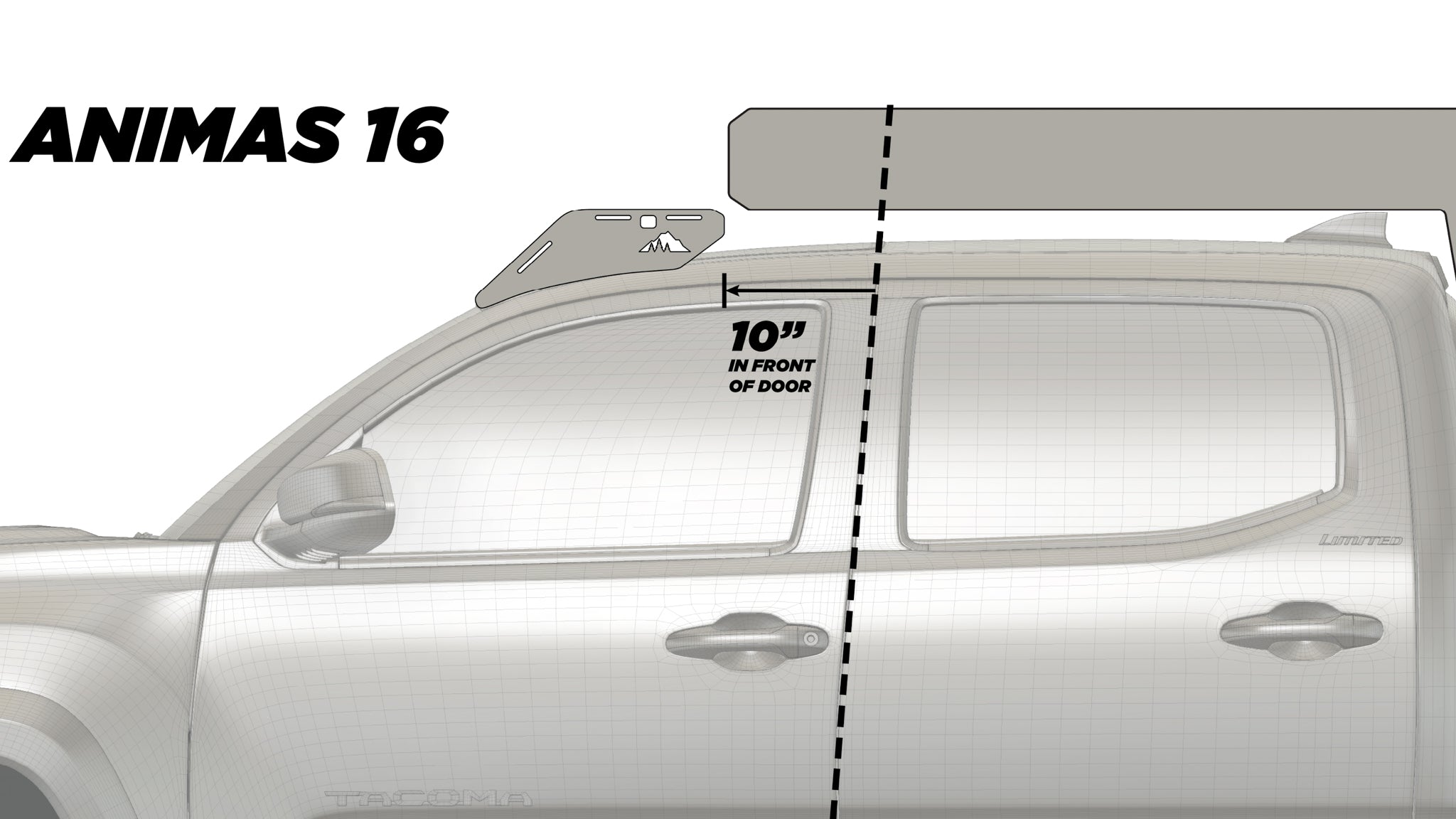 The Animas Camper Roof Rack Tacoma (2005-2023)