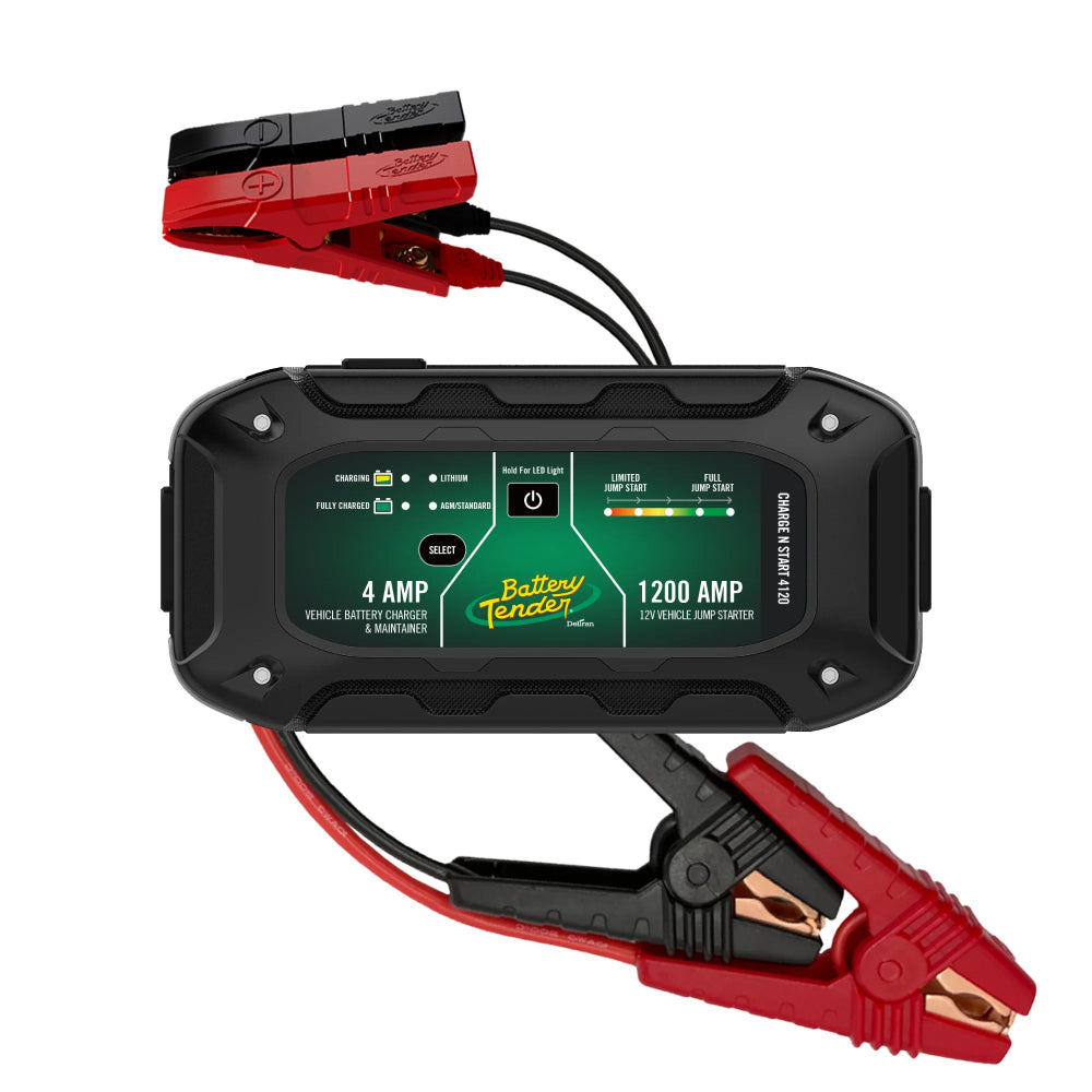 Charge N Start 4120 4 AMP Battery Charger & 1200 AMP Jump Starter