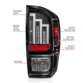 LED Step Style Tail Lights Tacoma (2016-2023)