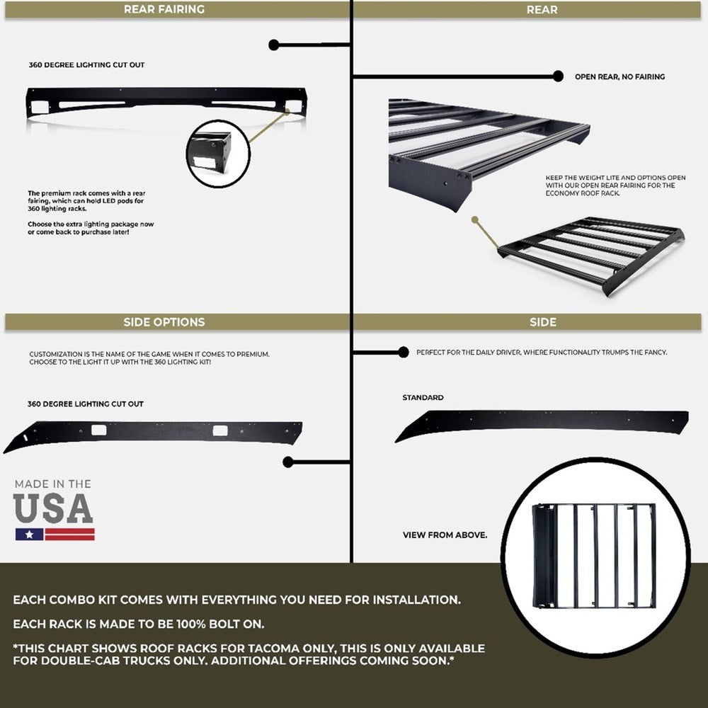 Premium Roof Rack Tacoma (2005-2023)