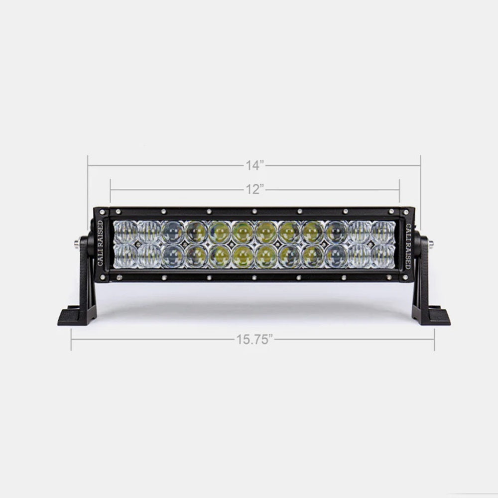 14" Dual Row 5D Optic OSRAM LED Bar