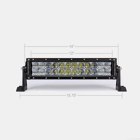 14" Dual Row 5D Optic OSRAM LED Bar