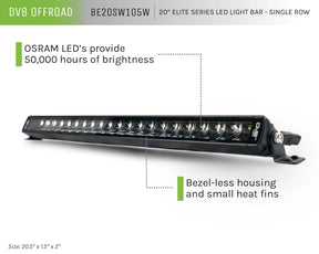 Elite Series 20" Single Row Light Bar