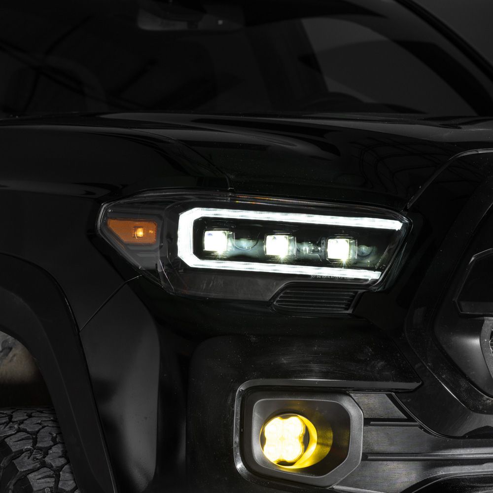Sequential LED Projector Headlights with Selectable DRL Tacoma (2016-2023)