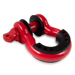 3/4in Red D-Ring with Black Isolator