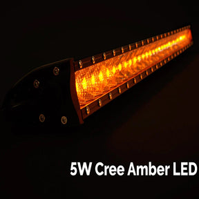 32" Slim Single Row LED Bar (Amber)