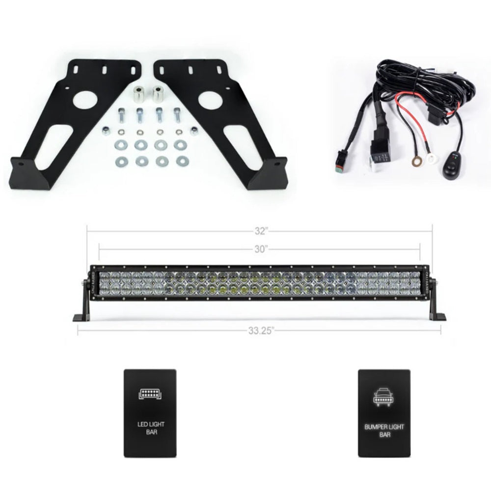 32" Hidden Grille LED Light Bar Kit 4Runner (2014-2024)