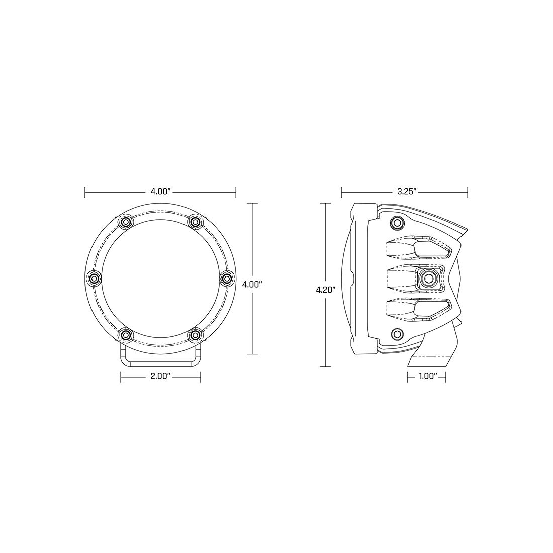 4 Inch 360-Series Ditch Light Kit Tundra (2022-2024)
