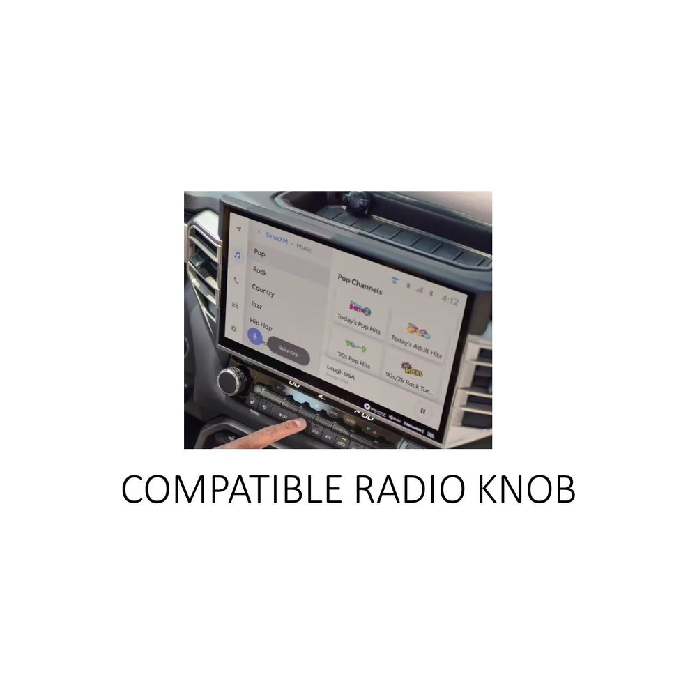 Compatible Tundra radio knob reference photo