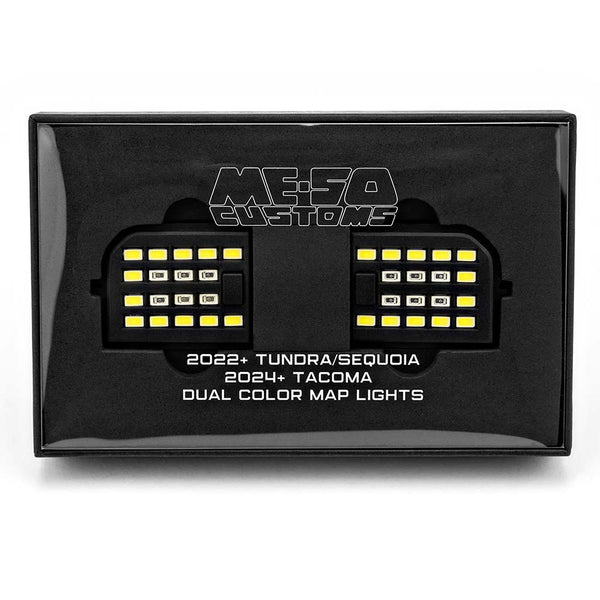 新品未開封 ME-SO CUSTOMS 2014-UP TUNDRA DUAL COLOR MAP LIGHTS タンドラ用 メソカスタムズ 苫小牧西店 Meso Customs Ultimate Dome Dual Color For Tundra (2014-2021