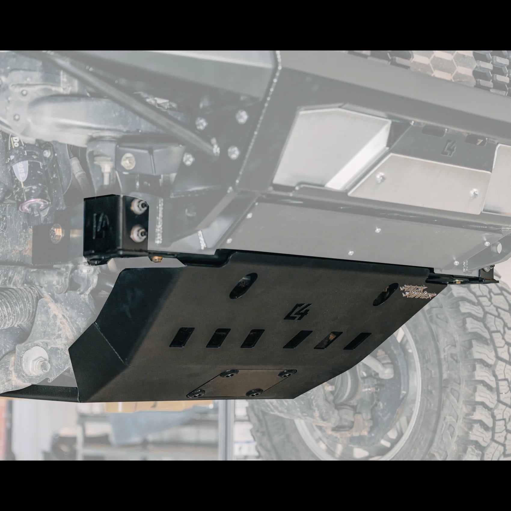 Rock Runner Front Skid Plate With Cross Member Delete Tacoma (2016-2023)