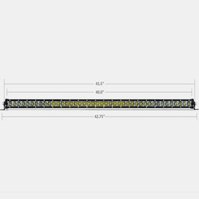 42" Slim Single Row LED Bar (Amber)