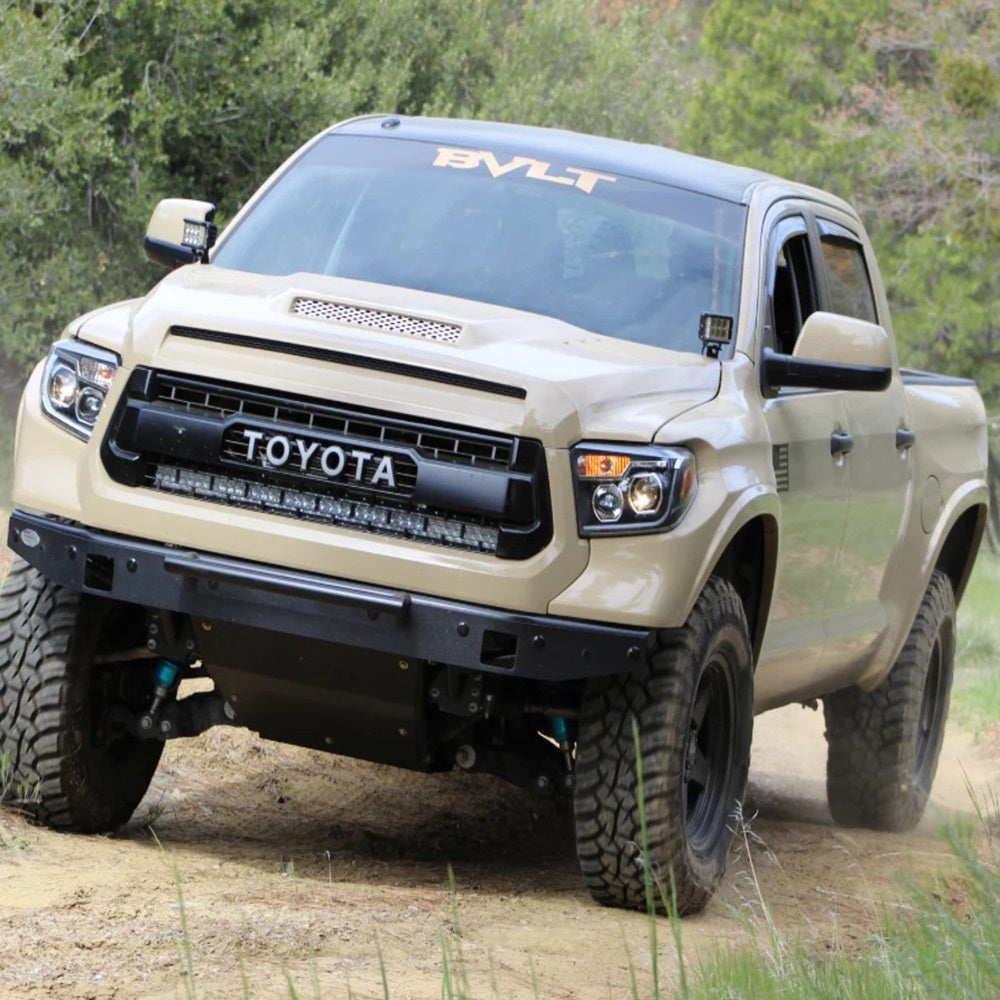thumbnail image 2 of IJDMTOY 100W LED Light Bar Kit W/ Brackets & Wiring For 2022+ Toyota Tundra Lower Grille Mount 2 of 4