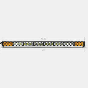 43" Amber/White Dual Function LED Bar