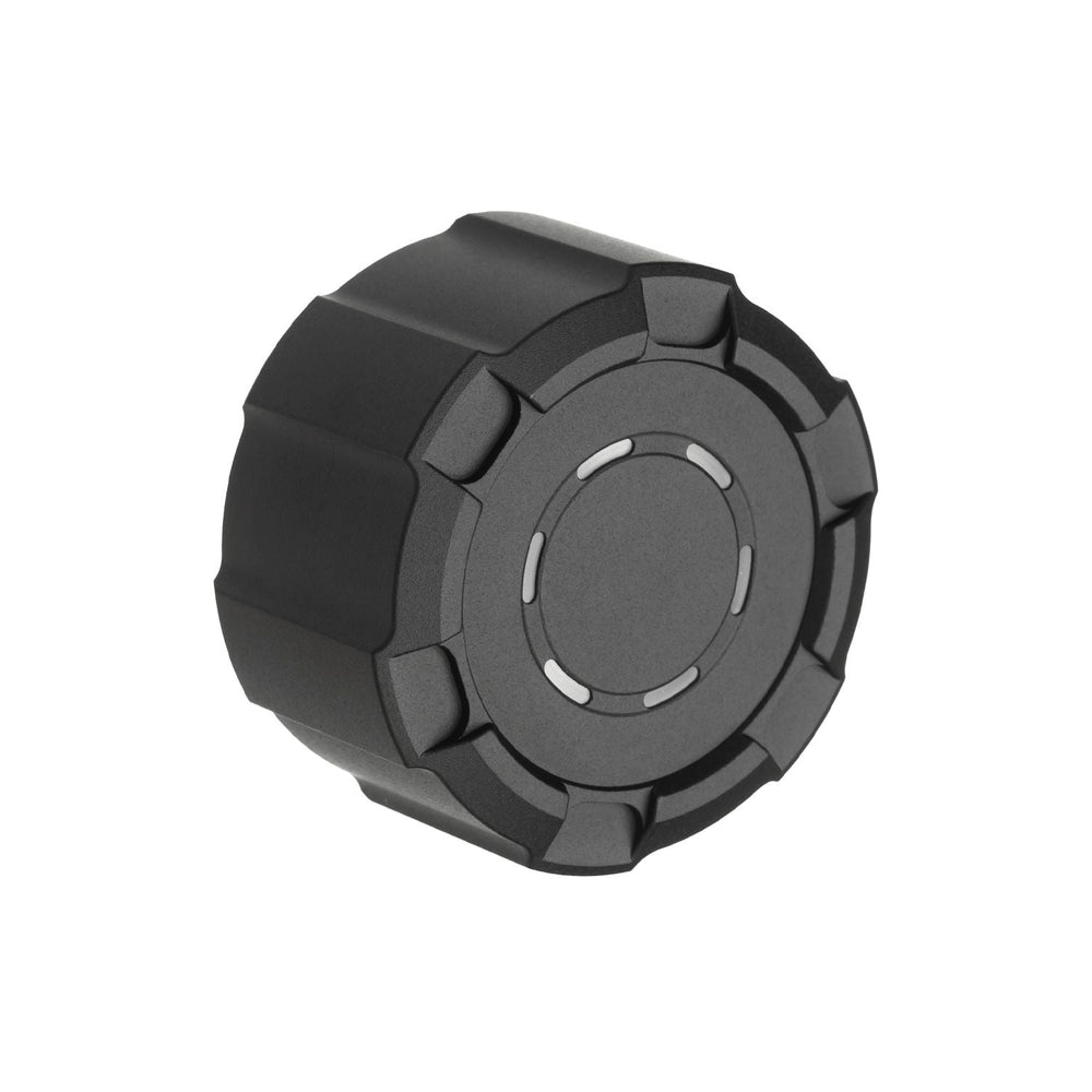 AJT Design V2 billet aluminum radio knob with clear backlit lens