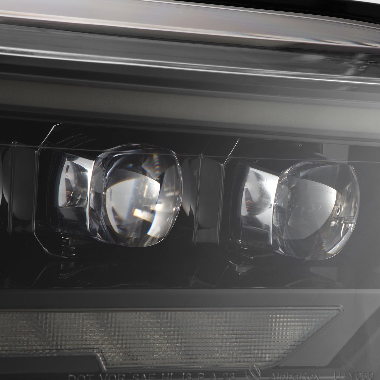 NOVA Series LED Projector Headlights Alpha Black Tundra (2022-2024)