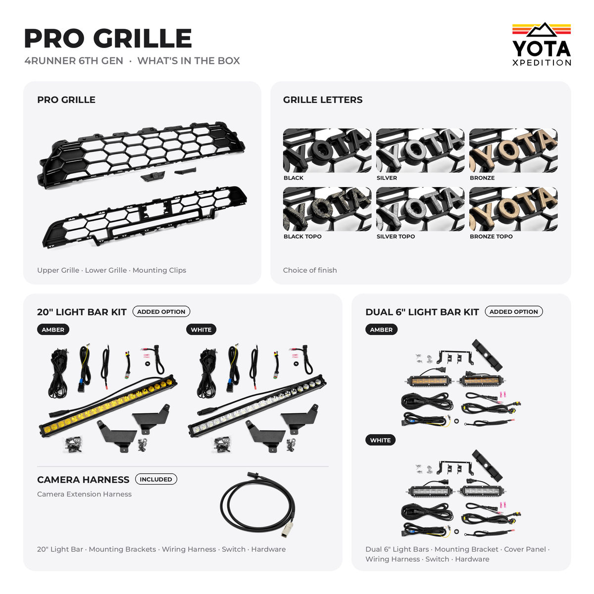 Pro Front Grille 4Runner (2025+)