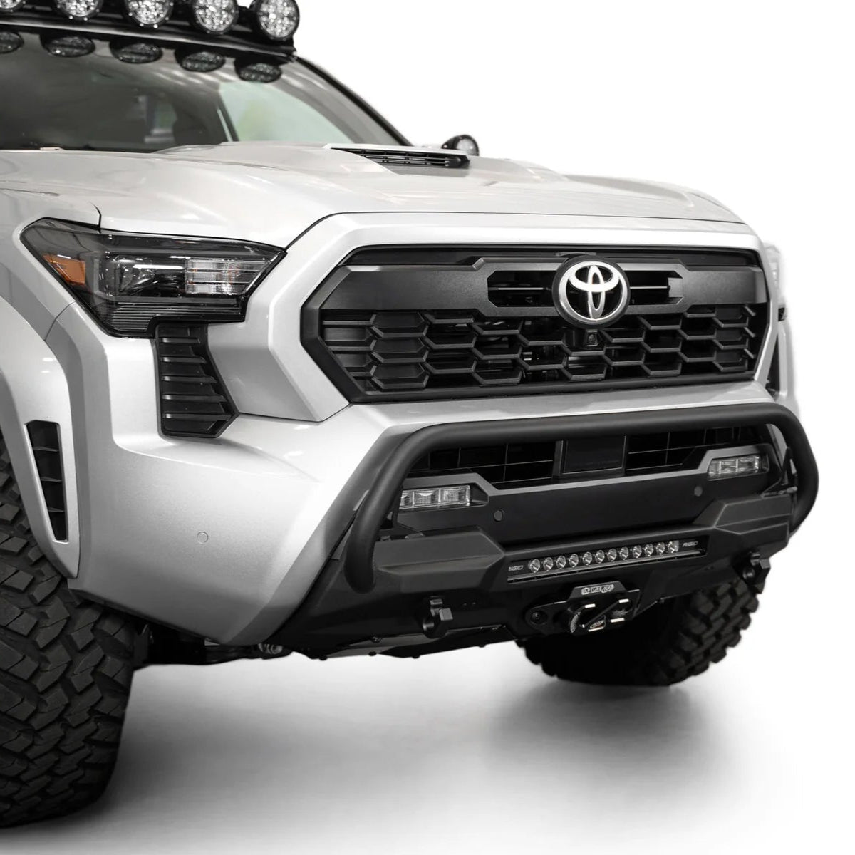 Stealth Center Mount Winch Front with Top Hoop Bumper Tacoma (2024+)