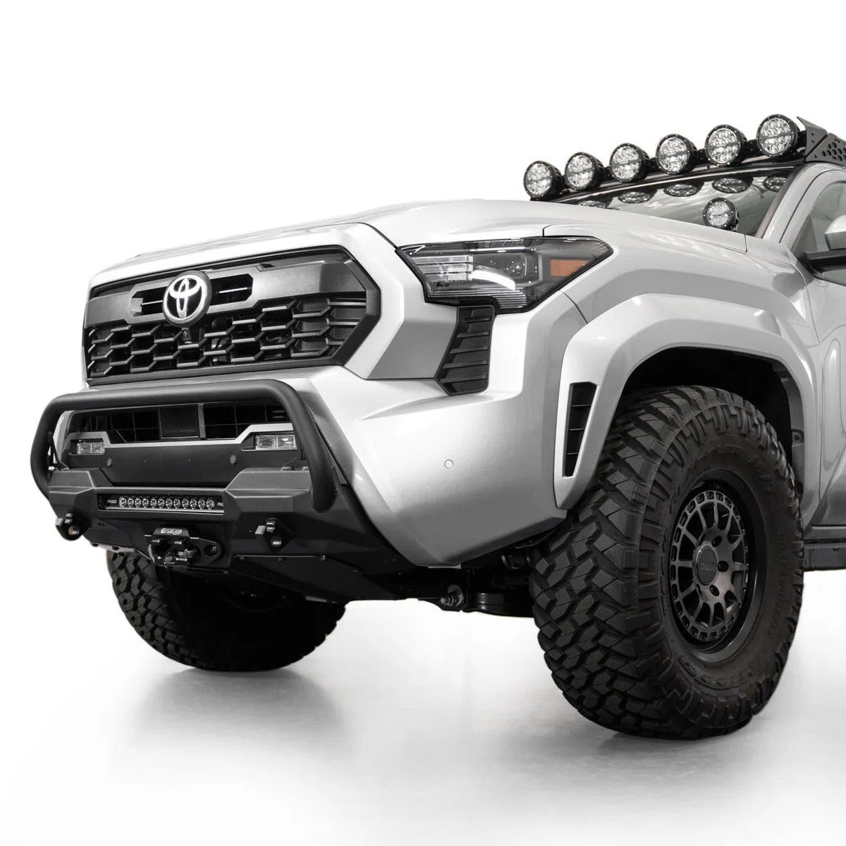 Stealth Center Mount Winch Front with Top Hoop Bumper Tacoma (2024+)