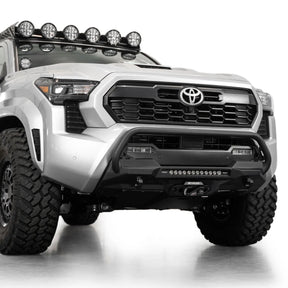 Stealth Center Mount Winch Front with Top Hoop Bumper Tacoma (2024+)