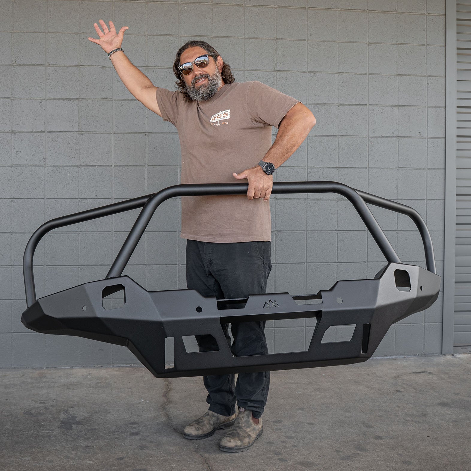 Hi-Lite Overland Front Bumper Bull Bar Tacoma (2024+)