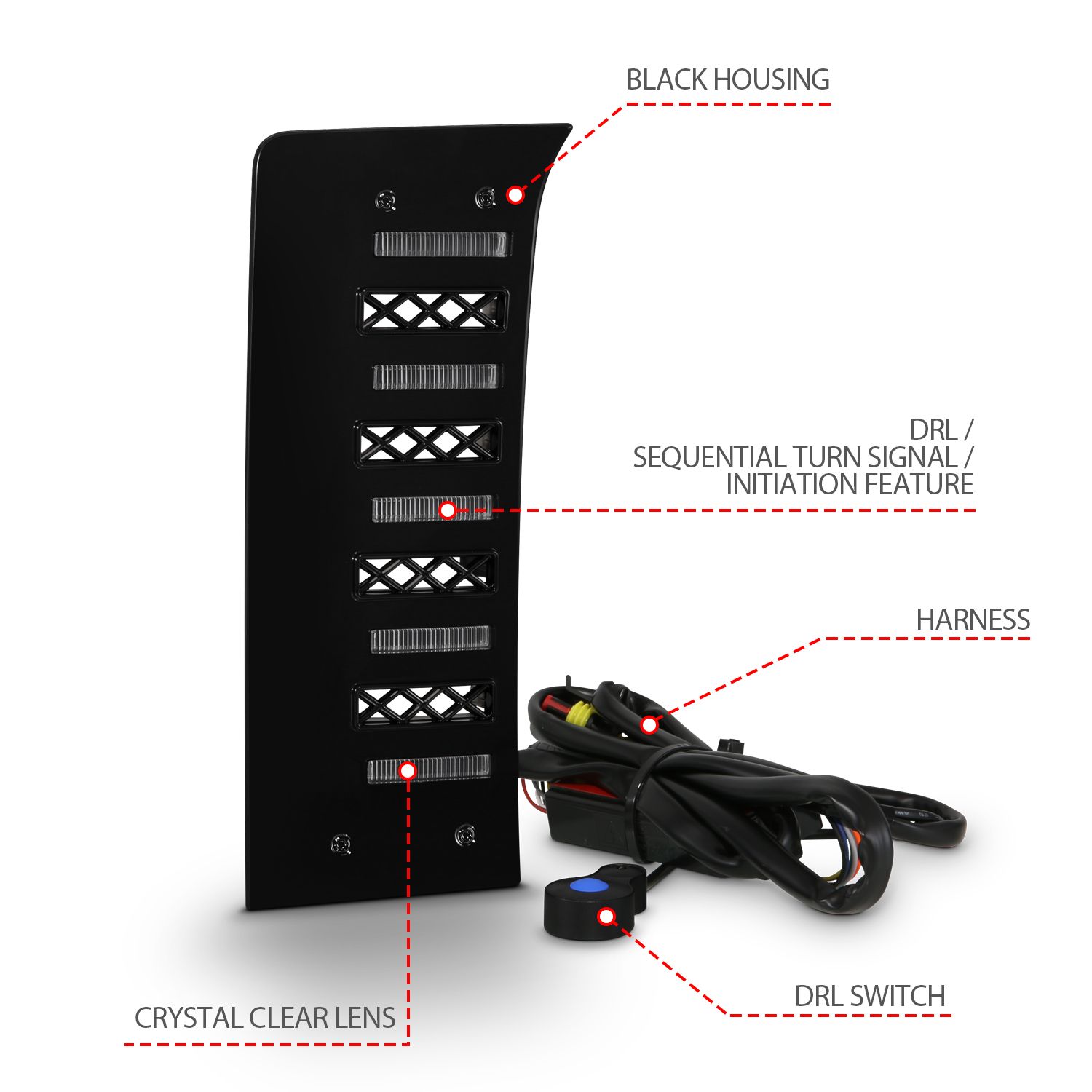 Z-Series Full LED DRL Vent Lights Tundra (2022+)