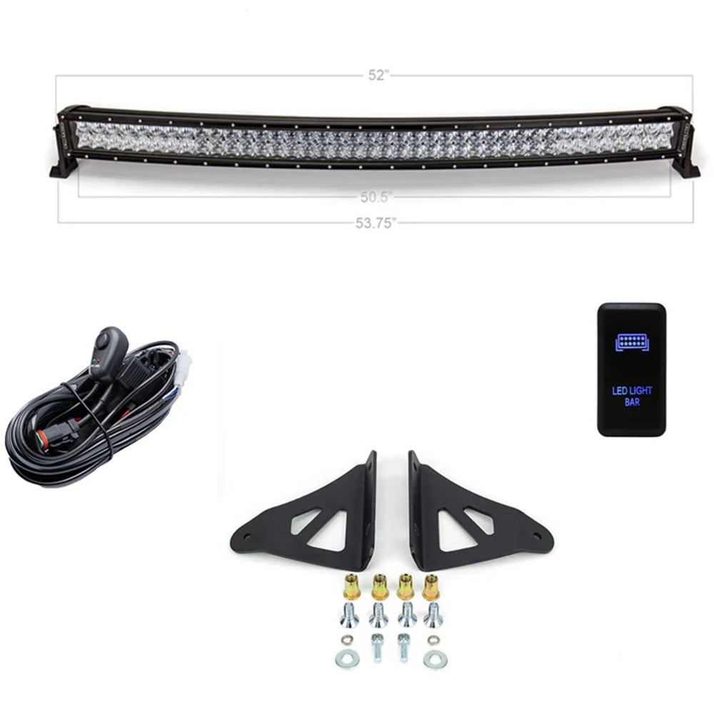 52" Curved LED Roof Light Bar Brackets Kit 4Runner (2003-2024)