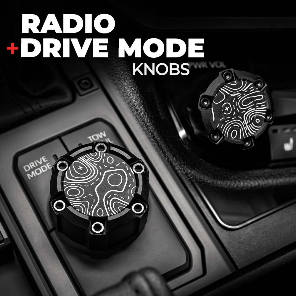 Radio + Drive Mode Knob Set Tundra (2022+) & Sequoia (2023+)