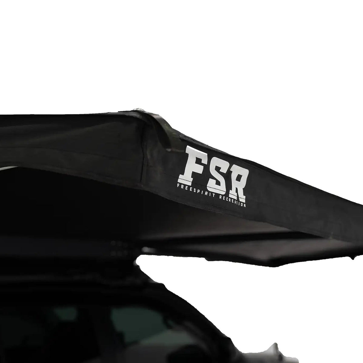 Freespirit Recreation 180 degree awning V2 mounted on a Toyota