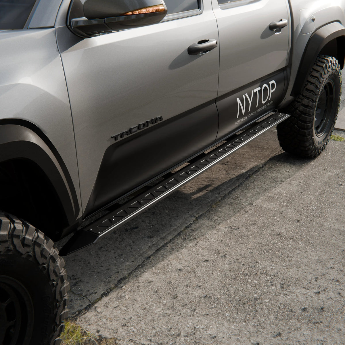 NYTOP rock sliders for 2016-2023 Toyota Tacoma