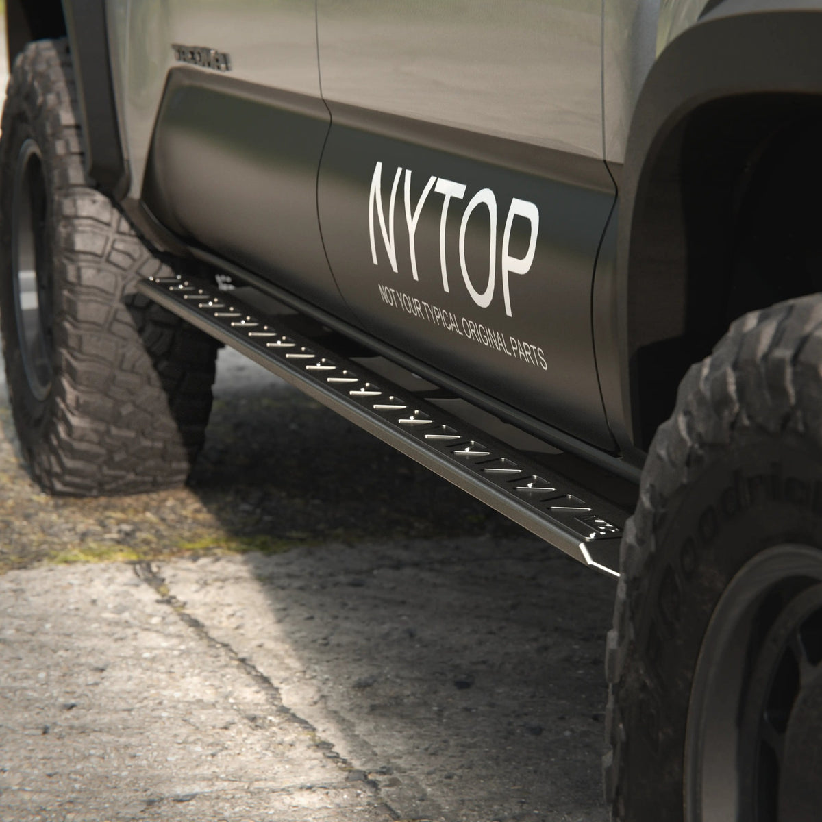 NYTOP rock sliders for 2016-2023 Toyota Tacoma