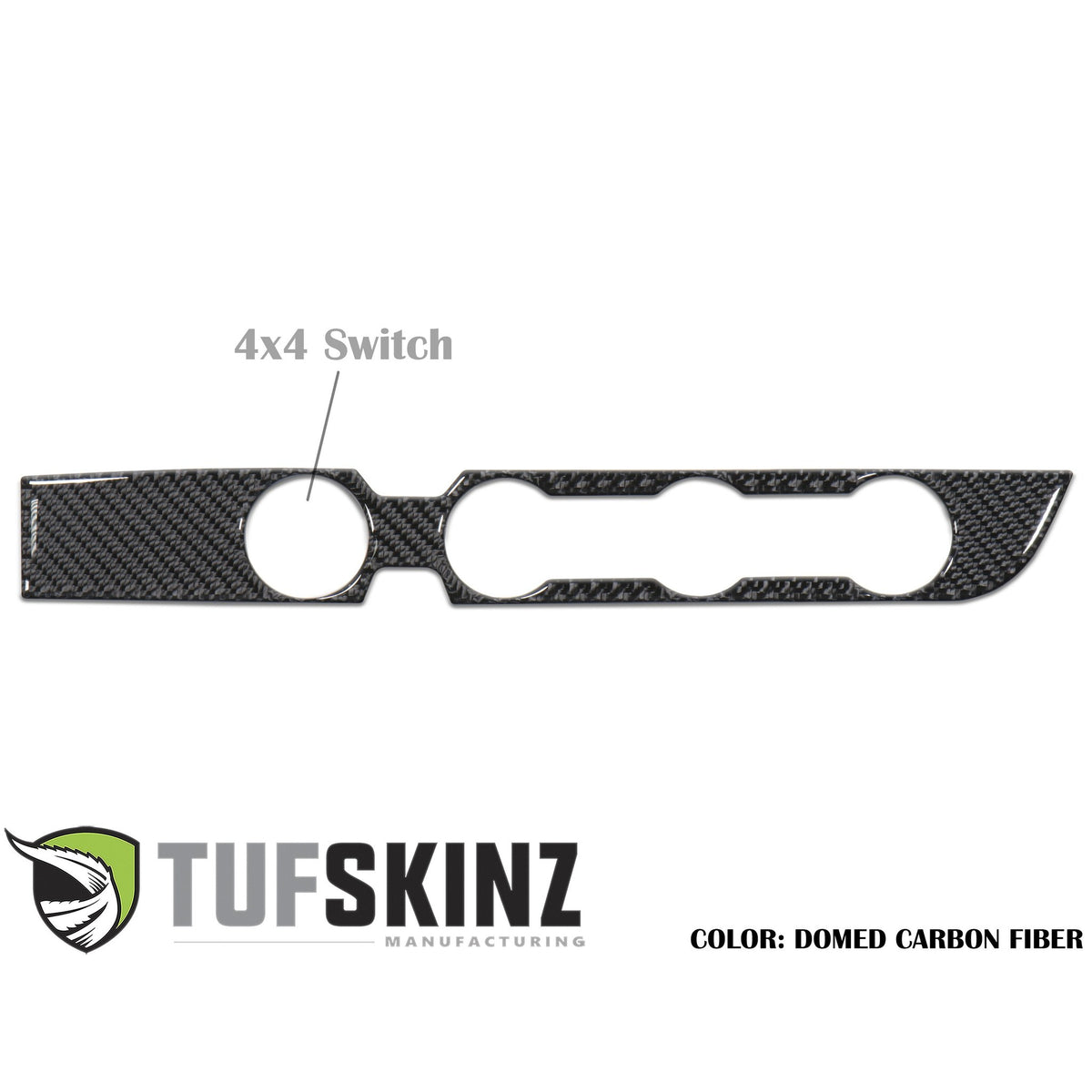Tufskinz climate control accent overlay for 2016-2023 Toyota Tacoma